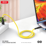 Cable Charger silicone XO NB245 iPhone - ខ្សែសាកស៊ីលីខុន XO​ NB245 iPhone 1ម៉ែត