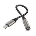 Converter Lightning to AUX 3.5mm Female XO NB-R258C - ឌុយបំលែង iPhone ទៅ ឌុយកាស 3.5មម ញី XO NB-R258C