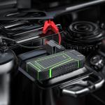 Power Bank car emergency start-up hoco QS1 10000mAh - ថ្មជំនួយនិងកូវអាគុយឡាន hoco QS1 10000mAh