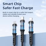 Cable Charger 3in1 REMAX RC-186th 2.1A(iP+Micro+Type-C) - ខ្សែសាក 3មុខ REMAX RC-186th 2.1A(Micro+iPhone+Type C)