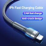 Cable Charger REMAX RC-124 2.4A iPhone - ខ្សែសាក REMAX RC-124 ក្បាល Lightning