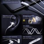 Earphone Wire TypeC Remax RM-575a(Music+Call) - កាសប៊្លូធូសខ្សែ Remax RM-575a ឌុយ Type-C(Music+Call)
