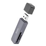 Card Reader USB2.0 to SD+TF2.0 hoco HB45 2in1 - ប្រអប់ កាតមេម៉ូរី USB2.0 to SD+TF2.0 hoco HB45 2in1