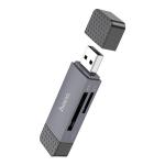 Card Reader USB/Type-C to SD+TF2.0 hoco HB45 2.0 - ប្រអប់ កាតមេម៉ូរី USB/Type-C to SD+TF2.0 hoco HB45 2.0