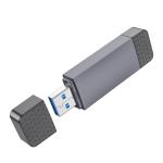 Card Reader USB/Type-C3.0 to SD+TF3.0 hoco HB45 3.0 - ប្រអប់ កាតមេម៉ូរី USB/Type-C3.0 to SD+TF3.0 hoco HB45 3.0