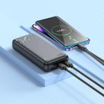 Power Bank 20000mAh hoco J123A - ថ្មជំនួយ hoco J123A 20000មីលីអំពែ