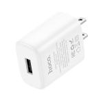 Power Charger hoco C134 2.4A 12W Adapter Only - ឆ្នាំងសាក​ ហូកូ C134 12W រុនមួយ ដុំសាក