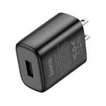 Power Charger hoco C134 2.4A 12W Adapter Only - ឆ្នាំងសាក​ ហូកូ C134 12W រុនមួយ ដុំសាក