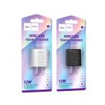 Power Charger hoco C134 2.4A 12W Adapter Only - ឆ្នាំងសាក​ ហូកូ C134 12W រុនមួយ ដុំសាក