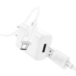 Power Charger hoco C134 2.4A 12W Set Micro - ឆ្នាំងសាក​ ហូកូ C134 12W រុនមួយ ដុំសាកឈុតMicro