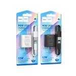 Power Charger hoco C134 2.4A 12W Set TypeC - ឆ្នាំងសាក​ ហូកូ C134 12W រុនមួយ ដុំសាកឈុតType-C