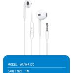 Earphone wire 3.5mm WUW R170  - កាសខ្សែស៊កត្រជៀក WUW R170