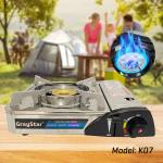 Portable gas stove K07 - ចង្ក្រានហ្គាសប្រើកំប៉ុង 07