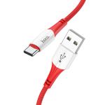 Cable Charger hoco X70 Type-C 1m - ខ្សែសាកជ័រទន់ ហូកូ​ X70 Type-C 1ម៉ែត