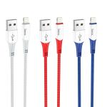 Cable Charger hoco X70 iPhone 1m - ខ្សែសាកជ័រទន់ ហូកូ​ X70 iPhone 1ម៉ែត