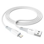 Cable Charger hoco X70 iPhone 1m - ខ្សែសាកជ័រទន់ ហូកូ​ X70 iPhone 1ម៉ែត