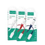Cable Charger hoco X70 iPhone 1m - ខ្សែសាកជ័រទន់ ហូកូ​ X70 iPhone 1ម៉ែត