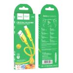 Cable Charger hoco X98 TypeC - ខ្សែសាកស៊ីលីខូន ហូកូ​ X98 Type-C