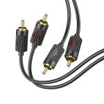 Cable RCA  to RCA hoco UPA29 1.5m - ខ្សែបំលែង RCA ទៅ RCA ហូកូ UPA29 1.5ម