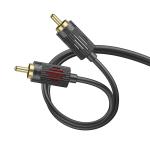 Cable RCA  to RCA hoco UPA29 1.5m - ខ្សែបំលែង RCA ទៅ RCA ហូកូ UPA29 1.5ម