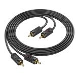 Cable RCA  to RCA hoco UPA29 1.5m - ខ្សែបំលែង RCA ទៅ RCA ហូកូ UPA29 1.5ម
