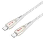 Cable Charger hoco U133 PD27W/60W TypeC to TypeC 1.2m - ខ្សែសាក ហូកូ​ U133 PD27W/60W Type-C to Type-C ប្រវែង1.2m
