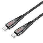 Cable Charger hoco U133 PD27W/60W TypeC to TypeC 1.2m - ខ្សែសាក ហូកូ​ U133 PD27W/60W Type-C to Type-C ប្រវែង1.2m