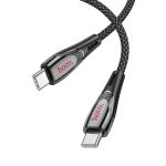 Cable Charger hoco U133 PD27W/60W TypeC to TypeC 1.2m - ខ្សែសាក ហូកូ​ U133 PD27W/60W Type-C to Type-C ប្រវែង1.2m