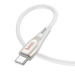 Cable Charger hoco U133 PD27W/60W TypeC to TypeC 1.2m - ខ្សែសាក ហូកូ​ U133 PD27W/60W Type-C to Type-C ប្រវែង1.2m