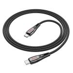 Cable Charger hoco U133 PD27W/60W TypeC to TypeC 1.2m - ខ្សែសាក ហូកូ​ U133 PD27W/60W Type-C to Type-C ប្រវែង1.2m