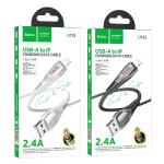 Cable Charger hoco U133 Lightning 1.2m - ខ្សែសាក ហូកូ​ U133 iPhone ប្រវែង1.2m