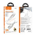 Cable Charger hoco U133 Type-C 1.2m - ខ្សែសាក ហូកូ​ U133 TypeC ប្រវែង1.2m