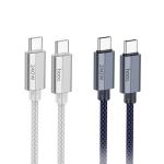 Cable Charger hoco U134 PD27W/60W TypeC to TypeC 1.2m - ខ្សែសាក ហូកូ​ U134 PD27W/60W Type-C to Type-C ប្រវែង1.2m