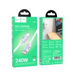 Cable Charger hoco U134 PD27W/60W TypeC to TypeC 1.2m - ខ្សែសាក ហូកូ​ U134 PD27W/60W Type-C to Type-C ប្រវែង1.2m