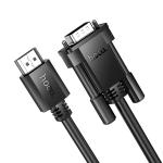 Converter Cable VGA to HDMI hoco US12(L=1M) - ខ្សែបំឡែង VGA to HDMI hoco US12​ ប្រវែង 1ម៉ែត