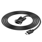 Converter Cable VGA to HDMI hoco US12(L=1M) - ខ្សែបំឡែង VGA to HDMI hoco US12​ ប្រវែង 1ម៉ែត