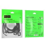 Converter Cable VGA to HDMI hoco US12(L=1M) - ខ្សែបំឡែង VGA to HDMI hoco US12​ ប្រវែង 1ម៉ែត