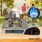 Portable gas stove K04 - ចង្ក្រានហ្គាសប្រើកំប៉ុង K-០4