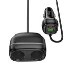 Power Car Charger 2cigarette Z59 (PD30W+QC3.0) - ឆ្នាំងសាកក្នុងឡាន រុន 2 និង រុនសាកថ្ម Z59 PD30W+QC3.0