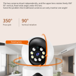 Camera Desk Wifi 360° Dual 2/4MP XO CR07 - កាមេរ៉ាសុវត្ថិភាព វ៉ាយហ្វាយ 2កាមេរ៉ា 2/4MP XO CR07