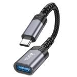Converter TypeC to USB 3.0 hoco UA24 OGT Type-C - ឌុយបំឡែង OTG hoco UA24 Type-C ទៅ Flash
