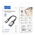 Converter TypeC to USB 3.0 hoco UA24 OGT Type-C - ឌុយបំឡែង OTG hoco UA24 Type-C ទៅ Flash