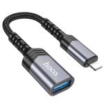 Converter Lightning to USB hoco UA24 OGT - ឌុយបំឡែង OTGhoco UA24 ឌុយអាយហ្វូនទៅ Flash