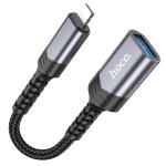 Converter Lightning to USB hoco UA24 OGT - ឌុយបំឡែង OTGhoco UA24 ឌុយអាយហ្វូនទៅ Flash