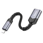 Converter Lightning to USB hoco UA24 OGT - ឌុយបំឡែង OTGhoco UA24 ឌុយអាយហ្វូនទៅ Flash