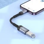 Converter Lightning to USB hoco UA24 OGT - ឌុយបំឡែង OTGhoco UA24 ឌុយអាយហ្វូនទៅ Flash