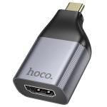 Converter hoco UA33(Type-C to HDMI) - ដុំបំបែក ហូកូ UA33(TypeC ទៅHDMI)