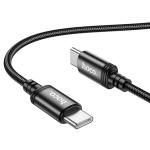 Cable Charger hoco X89 PD (C to C) - ខ្សែសាកក្រណាត់ PD ហូកូ X89 ក្បាល(C to C)