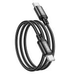 Cable Charger hoco X89 PD (C to C) - ខ្សែសាកក្រណាត់ PD ហូកូ X89 ក្បាល(C to C)