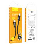 Cable Charger hoco X89 PD (C to C) - ខ្សែសាកក្រណាត់ PD ហូកូ X89 ក្បាល(C to C)